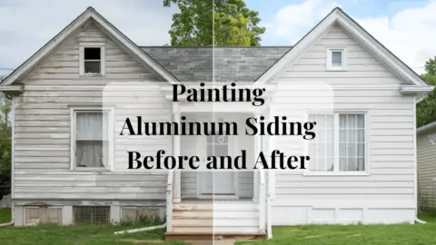 Aluminum Siding Before & After: Change Your Home with Paint - A House